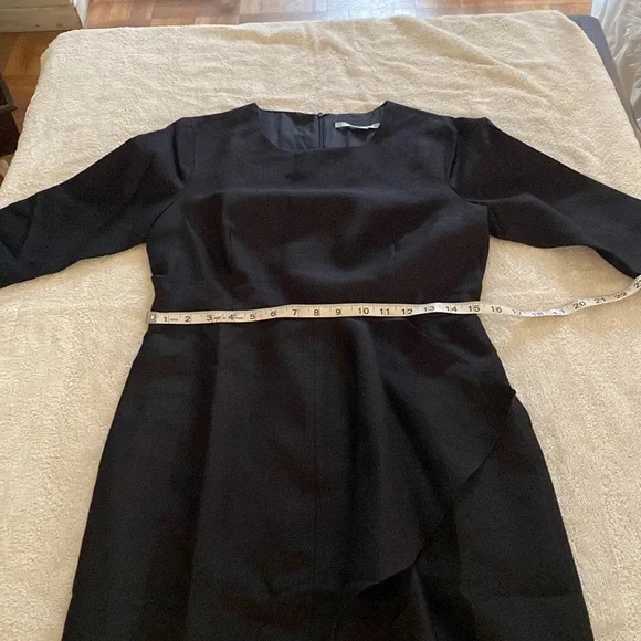 Stella McCartney beautiful black wool silk blend classic dress from Saks NY - Picture 9 of 12